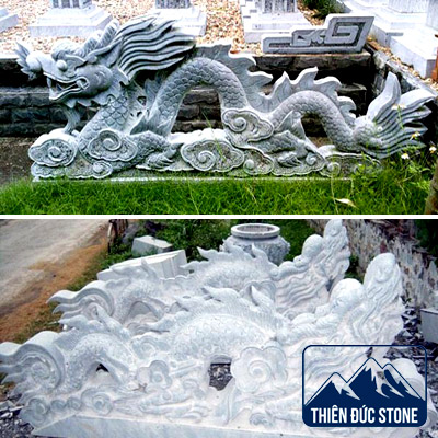 Tượng Rồng đá xanh | Thiên Đức Stone
